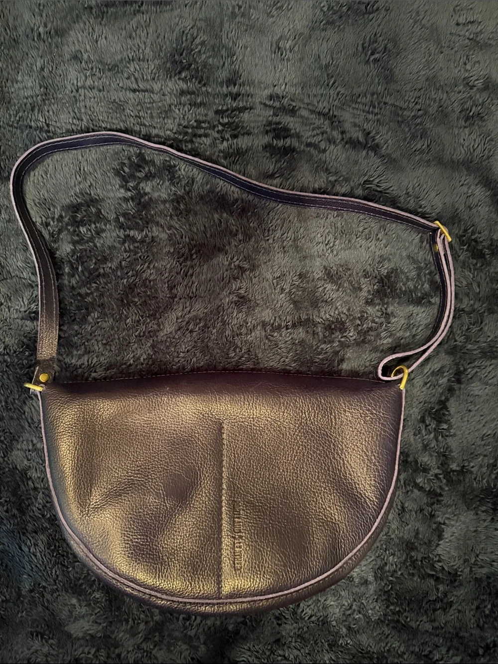 Portland Leather Large Women's Koala Bag in Colbalt - Picture 2 of 5